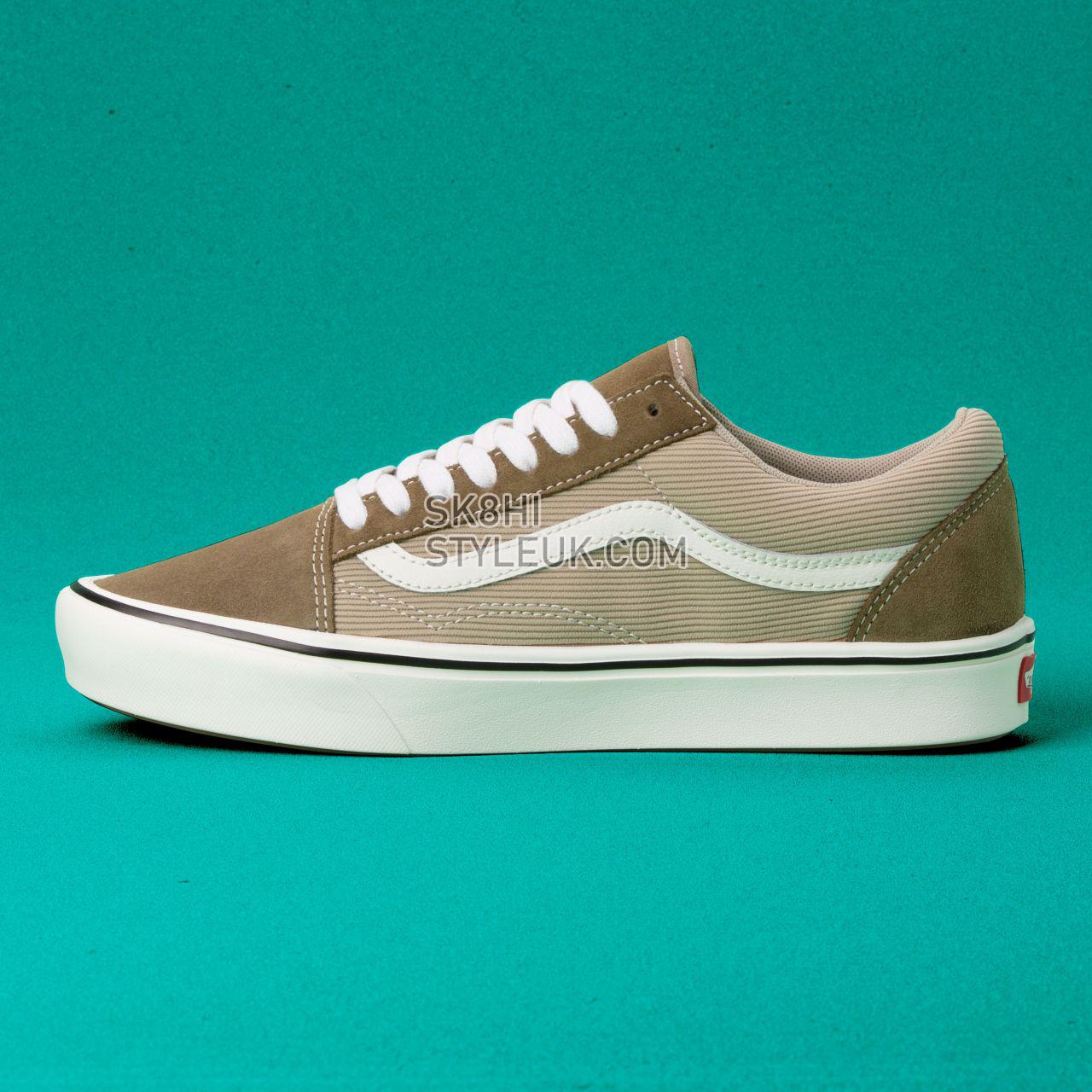 Vans Rip Cord ComfyCush Old Skool Classic Mens Womens - (Rip Cord) Twill/Marshmallow VN0A3WMAVX0 Shoes