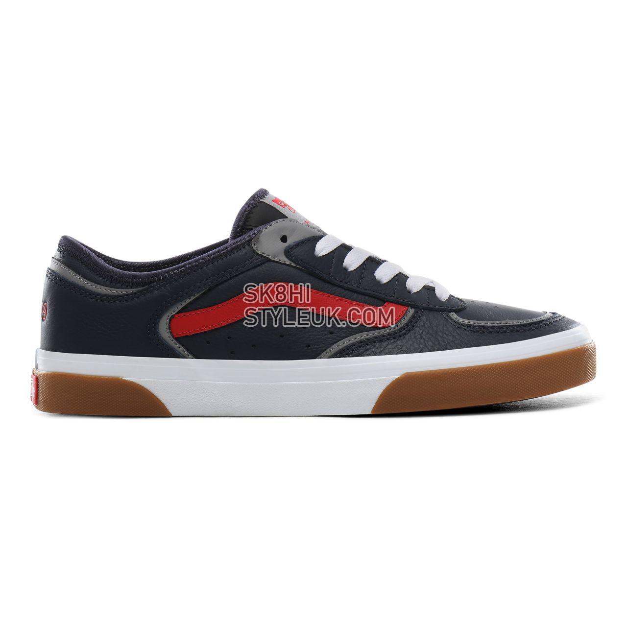 Vans Rowley Classic Classic Mens Womens - parisian night/racing red VN0A4BTTTRJ Shoes