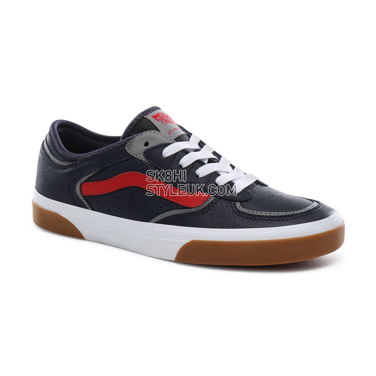 Vans Rowley Classic Classic Mens Womens - parisian night/racing red VN0A4BTTTRJ Shoes