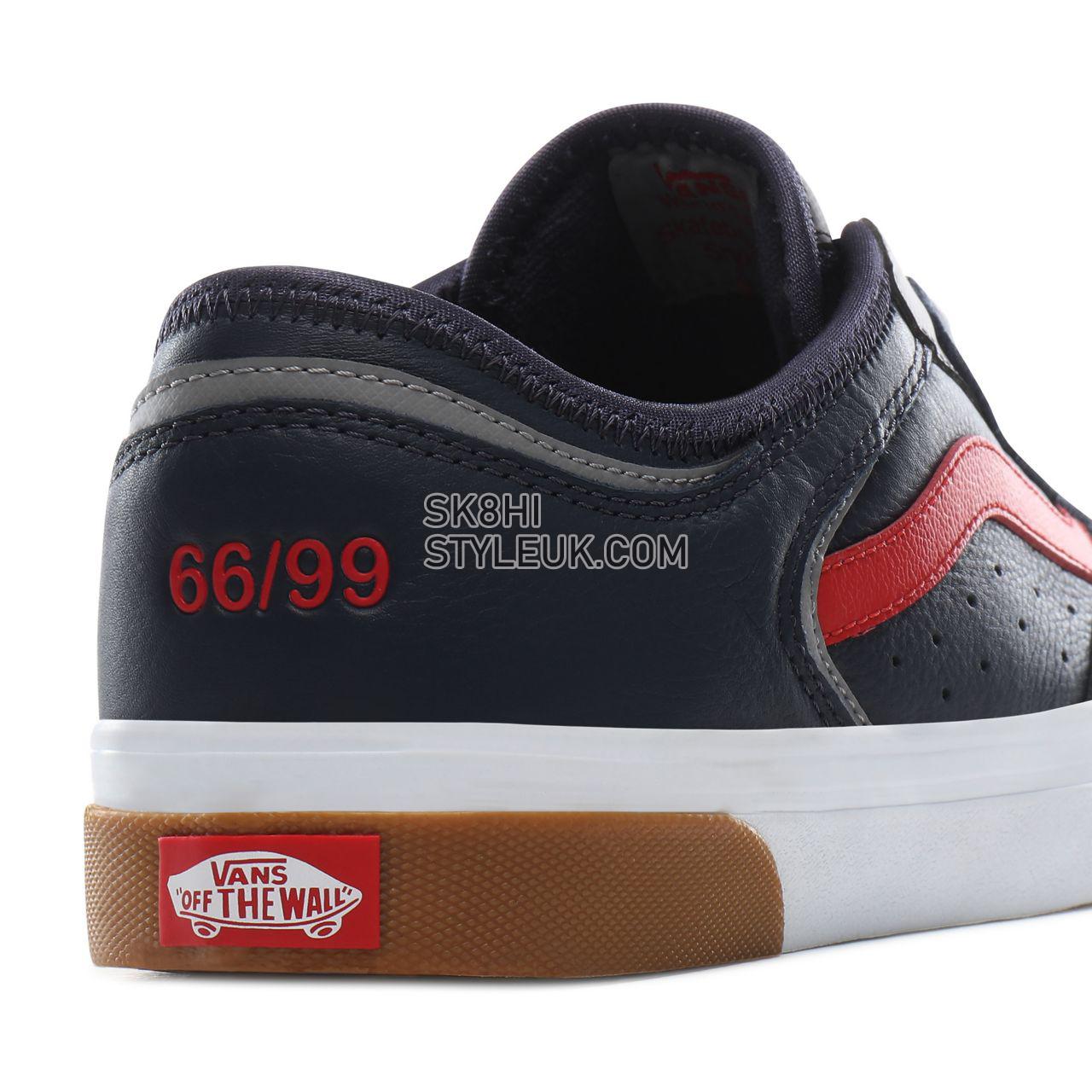 Vans Rowley Classic Classic Mens Womens - parisian night/racing red VN0A4BTTTRJ Shoes