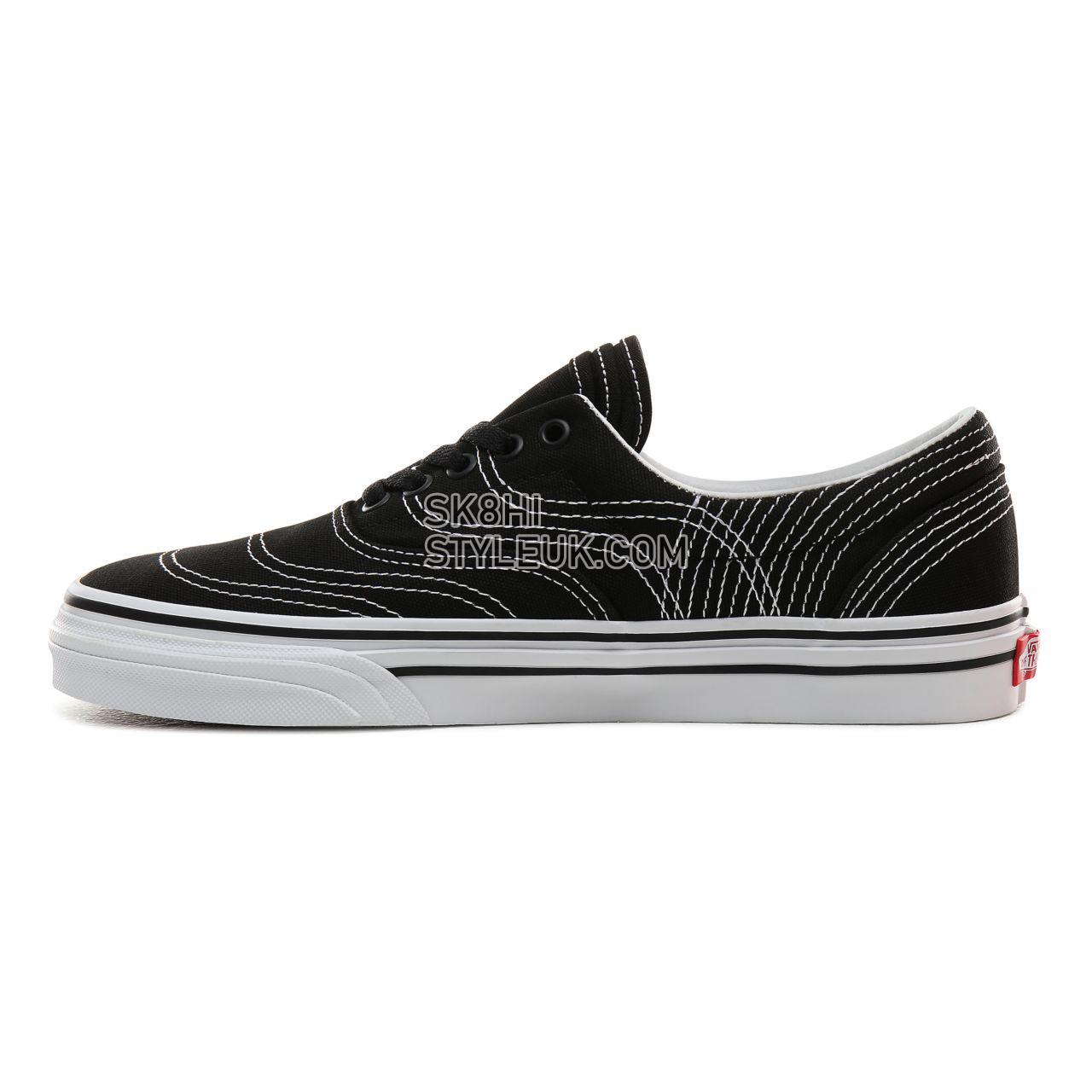 Vans Vision Voyage Era 3ra Classic Mens Womens - (Vision Voyage) Black/True White VN0A4BTMVY4 Shoes