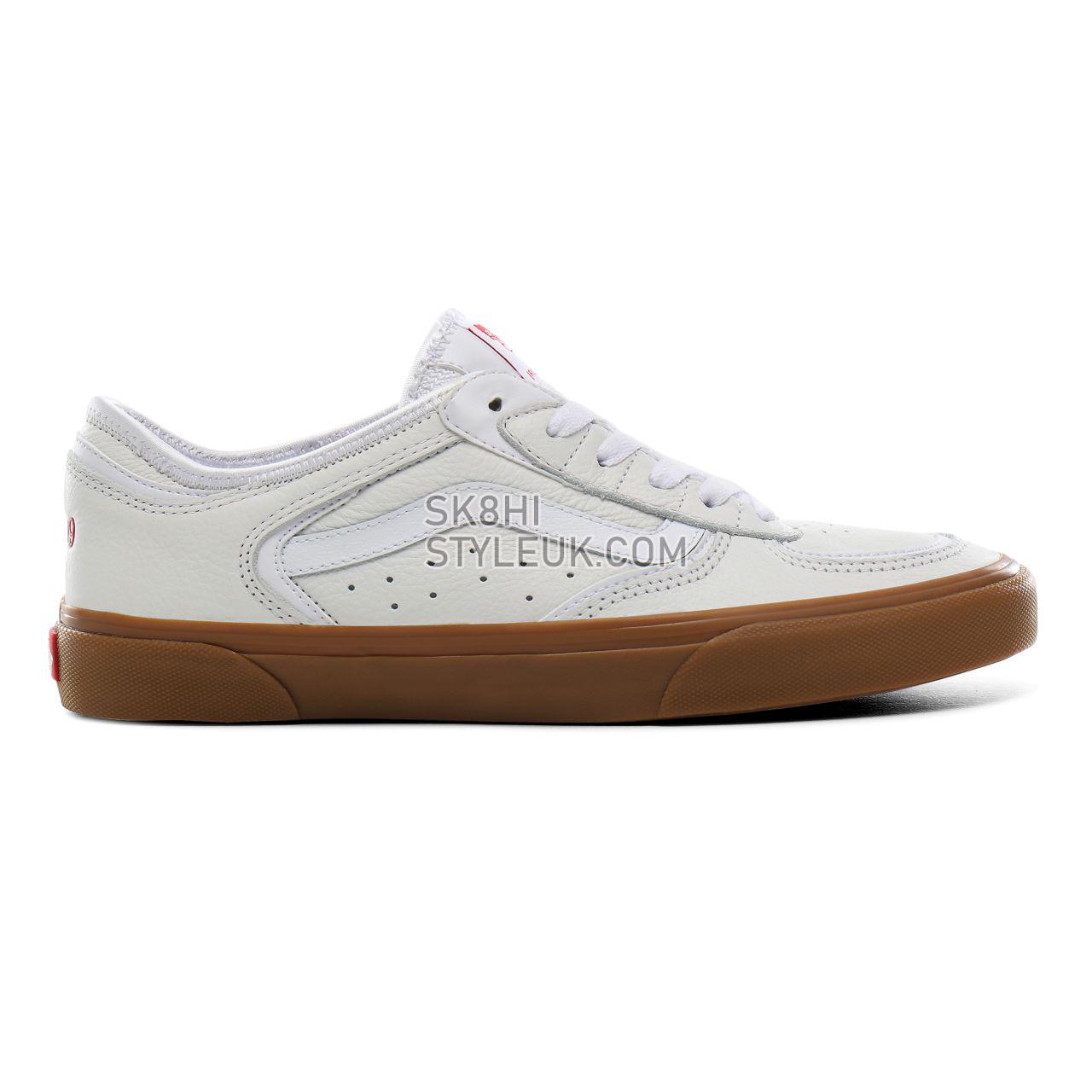 Vans Rowley Classic Classic Mens Womens - True White/Gum VN0A4BTTTRK Shoes