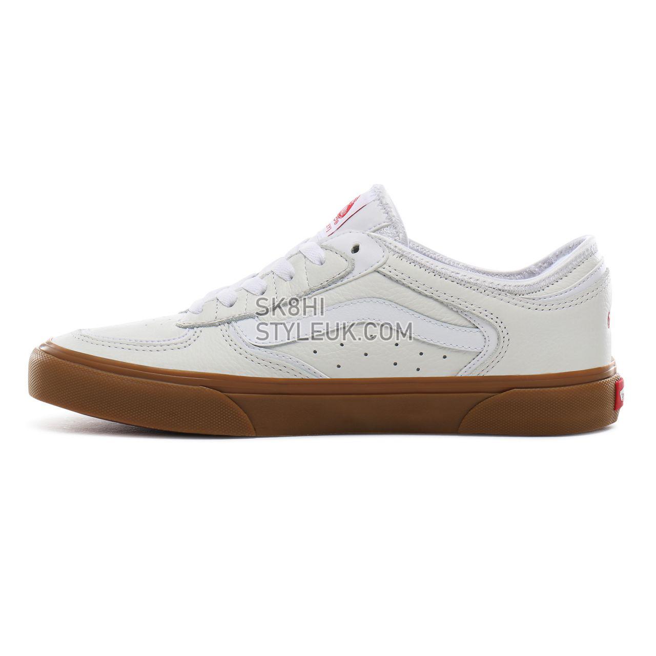 Vans Rowley Classic Classic Mens Womens - True White/Gum VN0A4BTTTRK Shoes