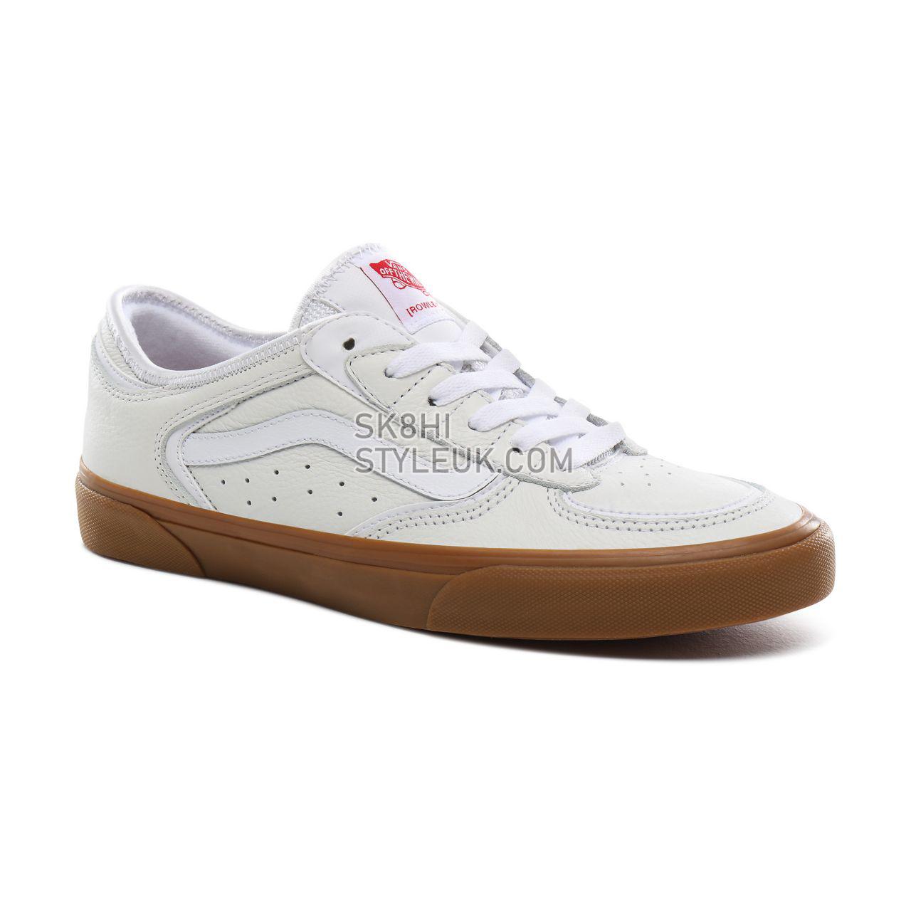 Vans Rowley Classic Classic Mens Womens - True White/Gum VN0A4BTTTRK Shoes