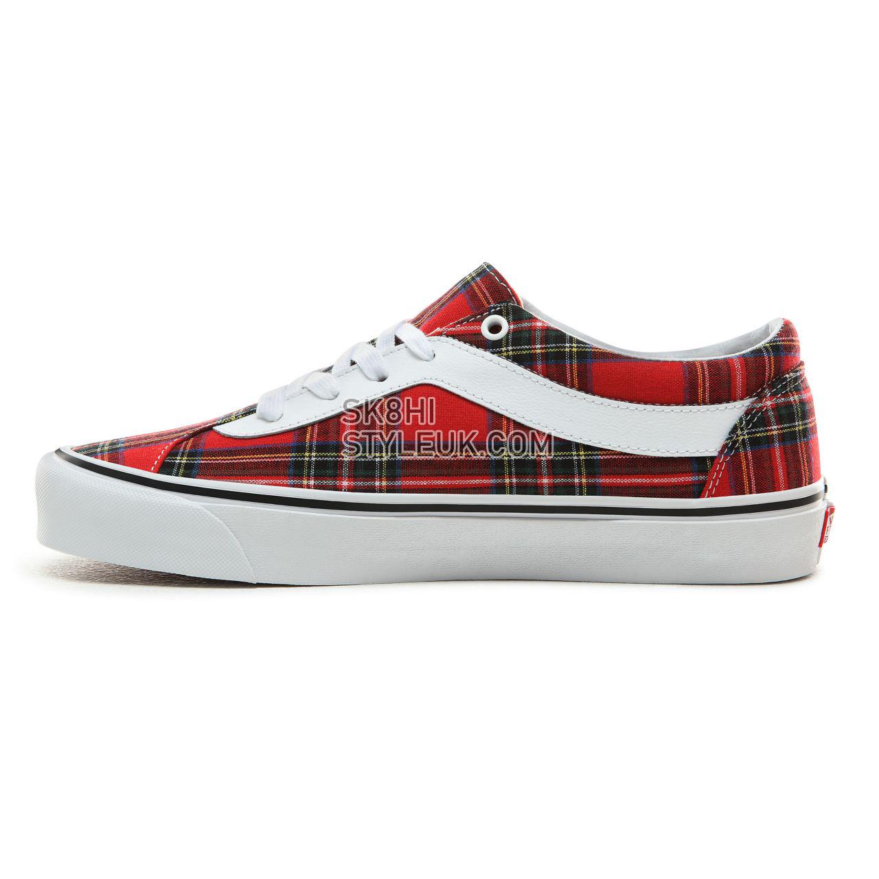 Vans Plaid Bold NI Classic Mens Womens - (Plaid) Red/True White VN0A3WLPV8C Shoes