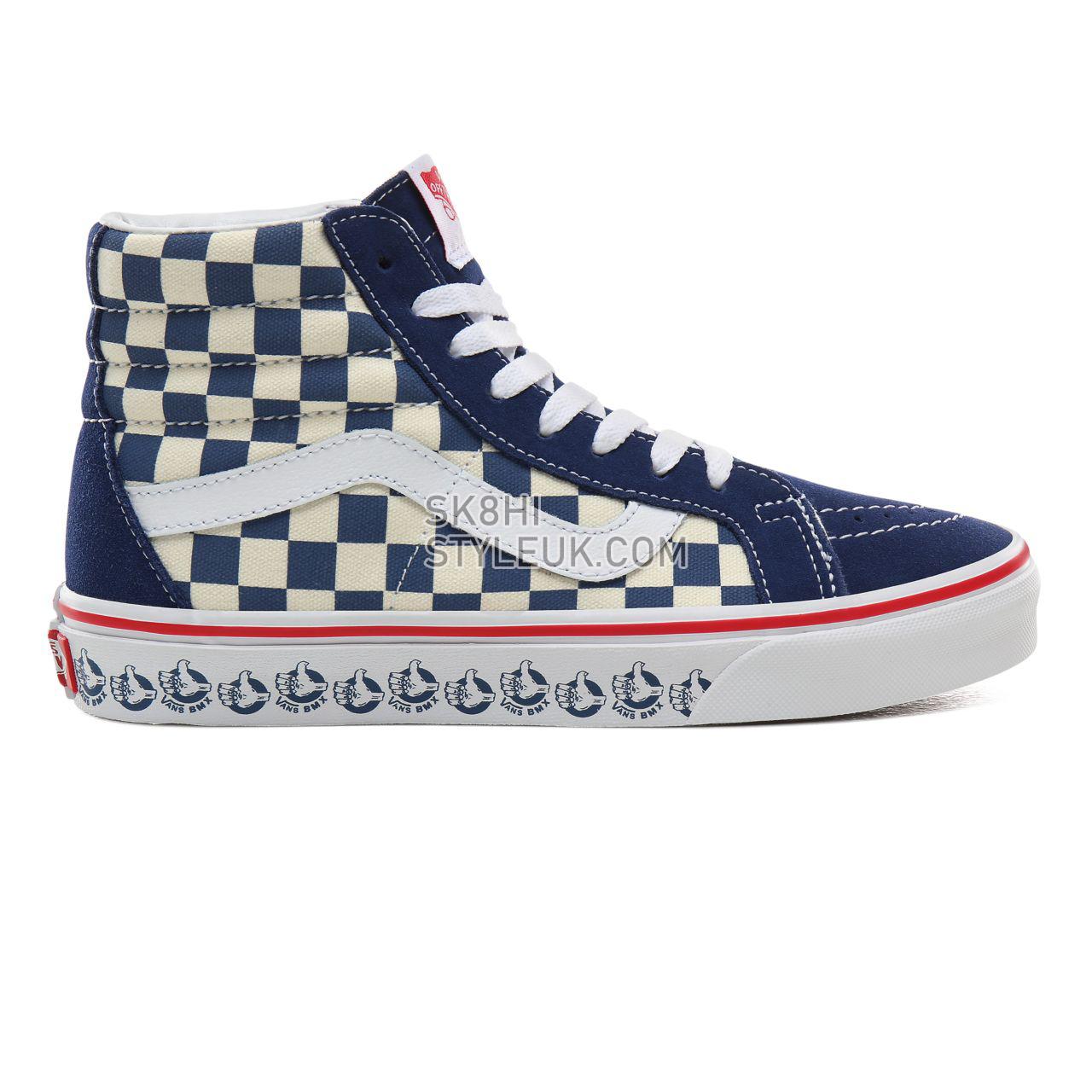 Vans BMX Sk8-Hi Reissue Classic Womens - (Vans BMX) True Navy/White VN0A4BV8V3X Shoes