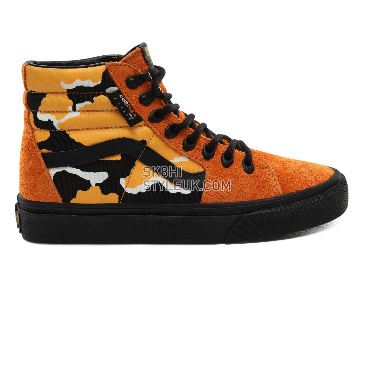 Vans Cordura Sk8-Hi Classic Womens - (Cordura) Amberglow/Camo/Black VN0A4BV6XK4 Shoes