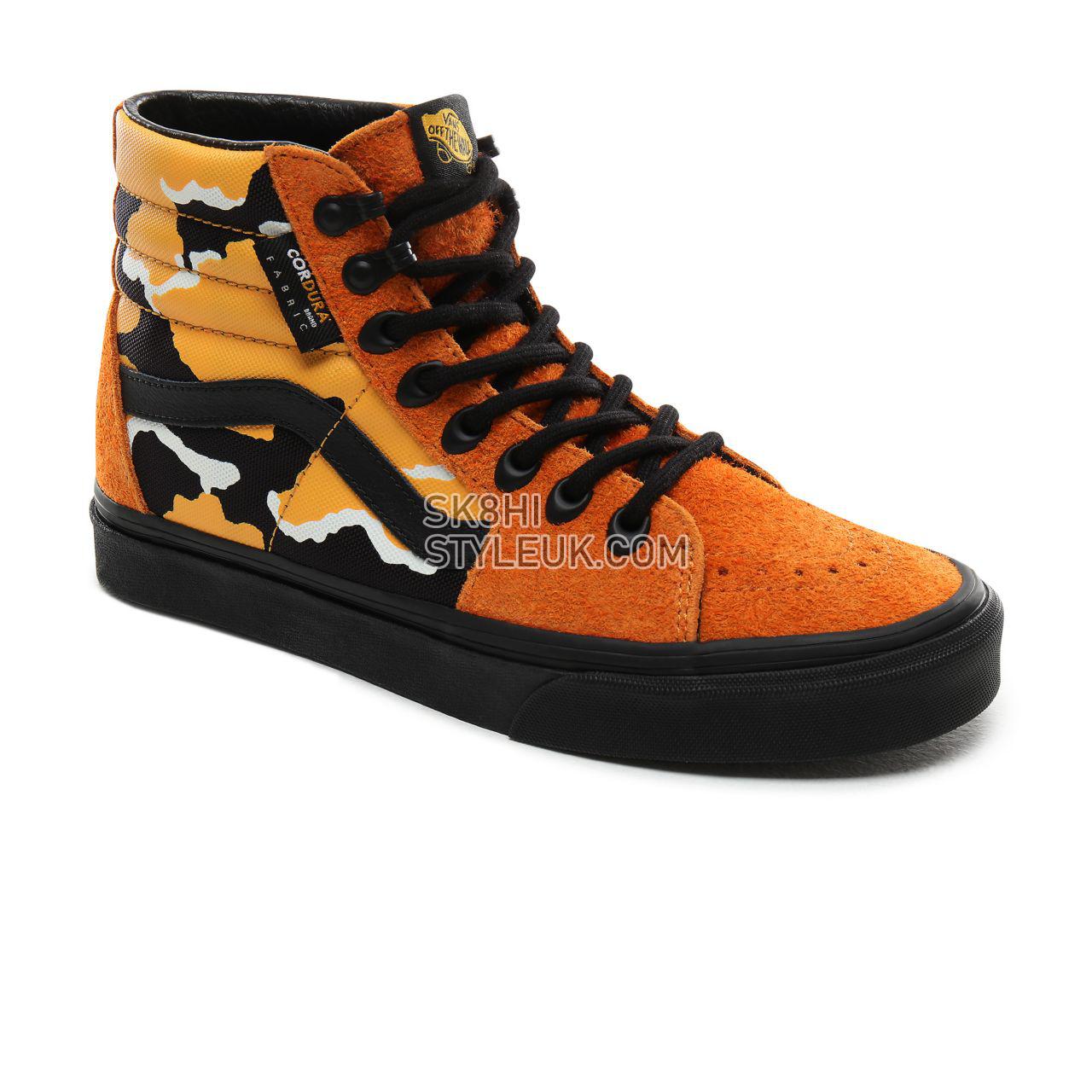 Vans Cordura Sk8-Hi Classic Womens - (Cordura) Amberglow/Camo/Black VN0A4BV6XK4 Shoes