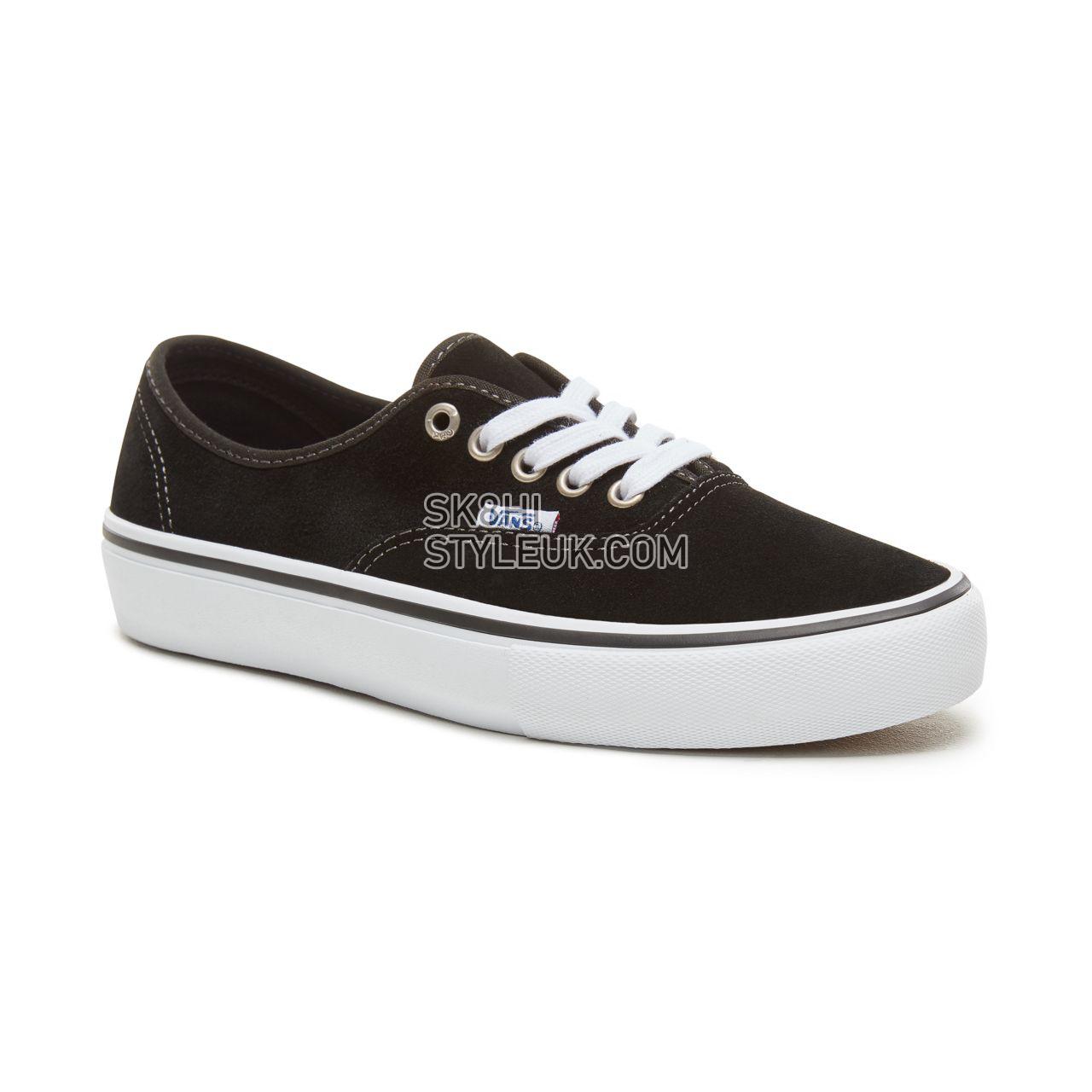 Vans Authentic Pro Classic Mens Womens - (Suede) Black VN0A3479A6O Shoes