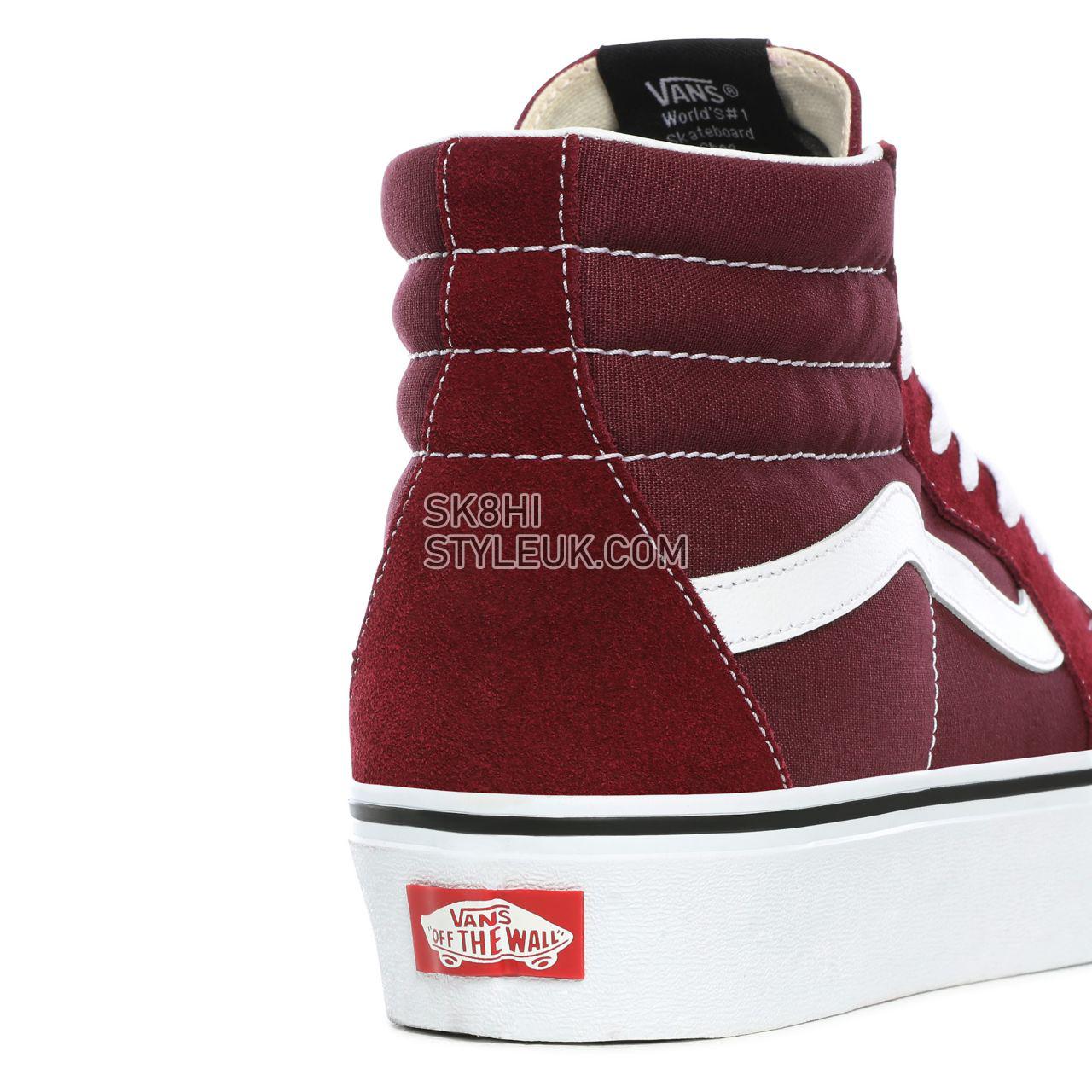 Vans SK8-Hi Platform 2.0 Classic Womens - burgundy/true white VN0A3TKNQSQ Shoes