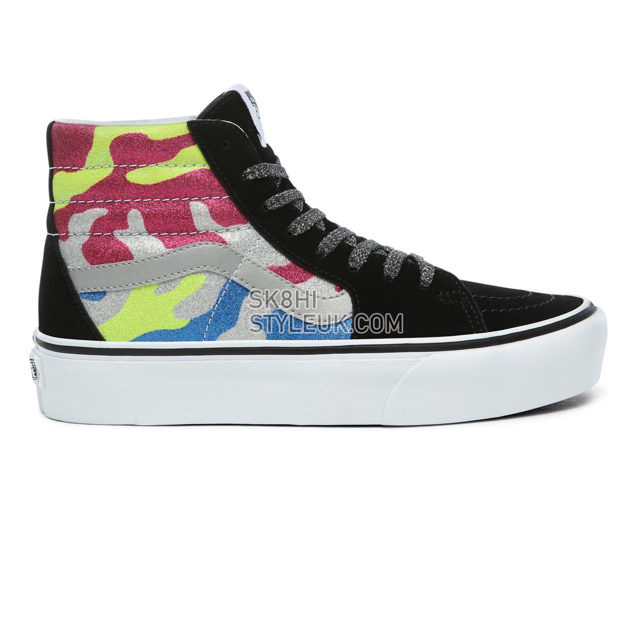 Vans After Dark SK8-Hi Platform 2.0 Classic Womens - (After Dark) camo/true white VN0A3TKNTUR Shoes