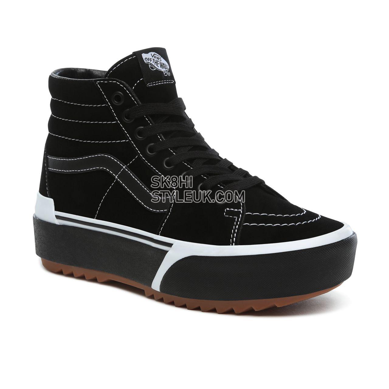 Vans Suede SK8-Hi Stacked Classic Womens - (Suede) black/gum VN0A4BTWLF9 Shoes