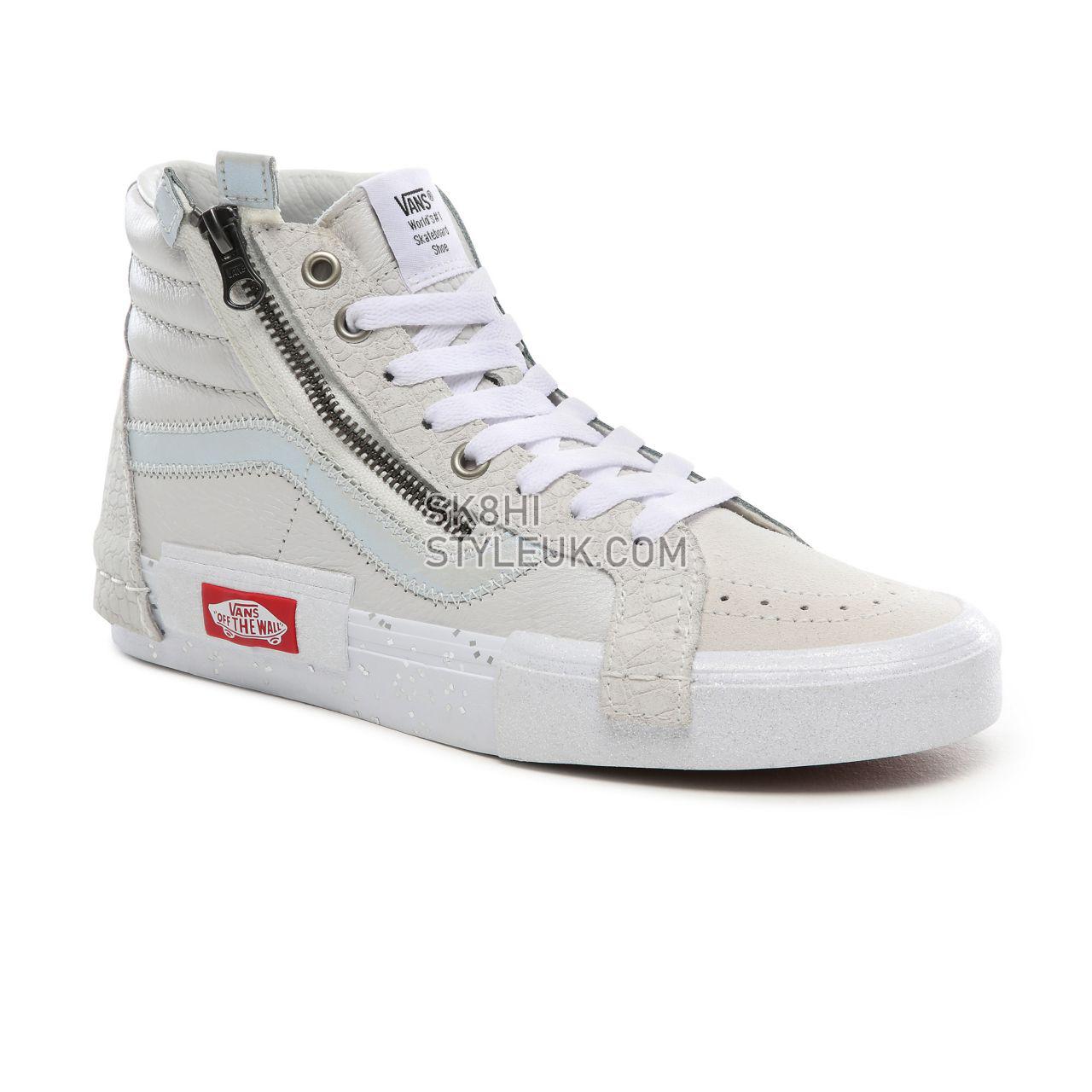 Vans Glitter Mix SK8-Hi Reissue CAP Classic Womens - (Glitter Mix) blanc de blanc/true white VN0A3WM1TUT Shoes