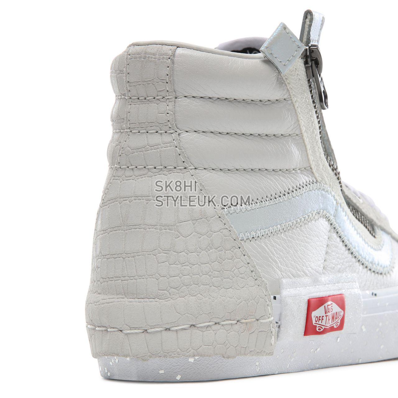 Vans Glitter Mix SK8-Hi Reissue CAP Classic Womens - (Glitter Mix) blanc de blanc/true white VN0A3WM1TUT Shoes