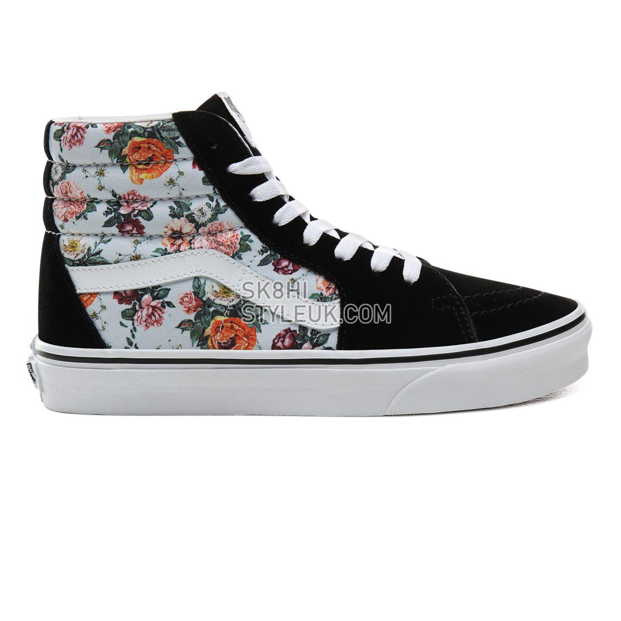 Vans Garden Floral Sk8-Hi Classic Womens - (Garden Floral) True White VN0A4BV6V3F Shoes