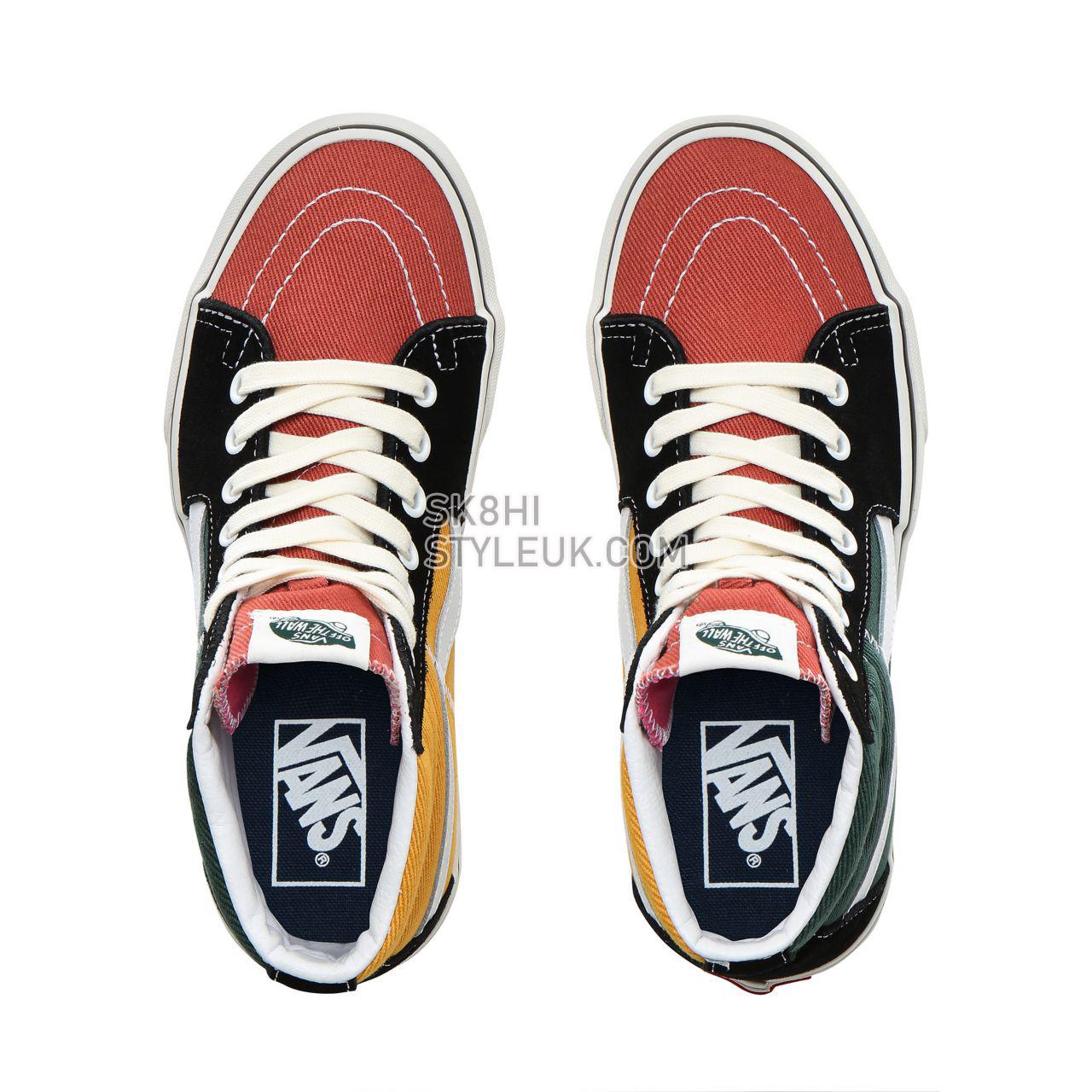 Vans Varsity Sk8-Hi Classic Womens - (Varsity) Multicolour/Blanc de blanc VN0A4BV6V9H Shoes