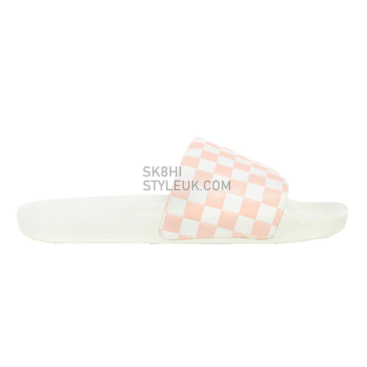 Vans Checkerboard Slide-On Sandals Womens - (Checkerboard) Pearl/Marshmallow VN0A38IISZN Shoes