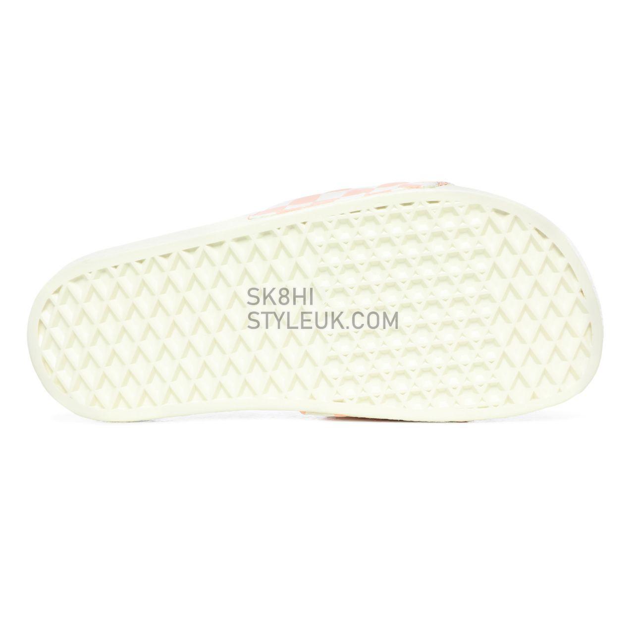 Vans Checkerboard Slide-On Sandals Womens - (Checkerboard) Pearl/Marshmallow VN0A38IISZN Shoes