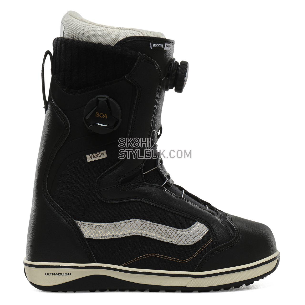 Vans Women Encore Pro Snowboard Boots Womens - Black/Turtledove VN0A3TFQBZD Shoes