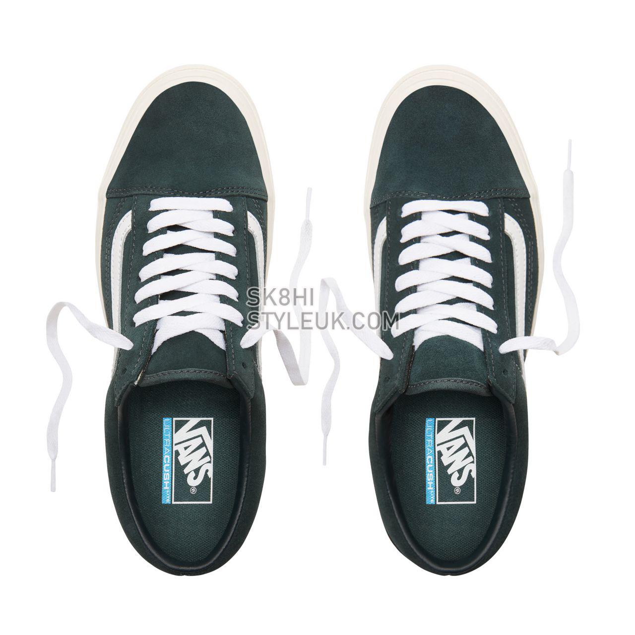 Vans Suede Old Skool Lite Classic Mens Womens - (Suede) Darkest Spruce/Marshmallow VN0A2Z5WULF Shoes