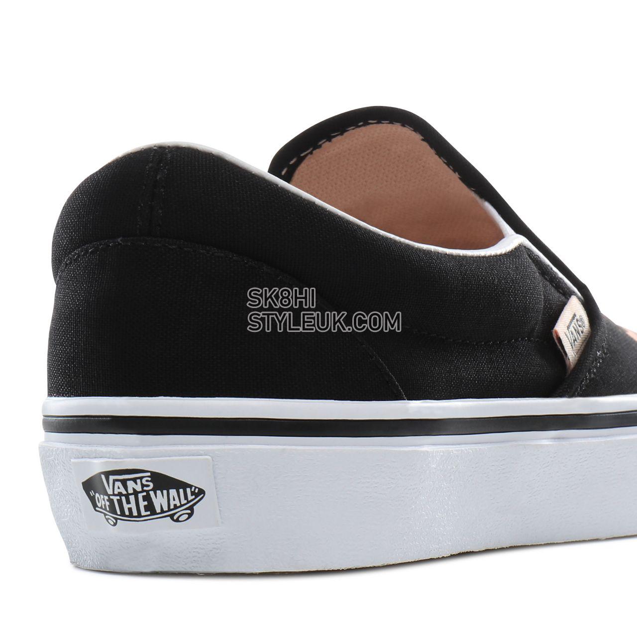 Vans Breast Cancer Awareness Classic Slip-On Classic Womens - (Breast Cancer) you got this/true white VN0A4BV3T4U Shoes