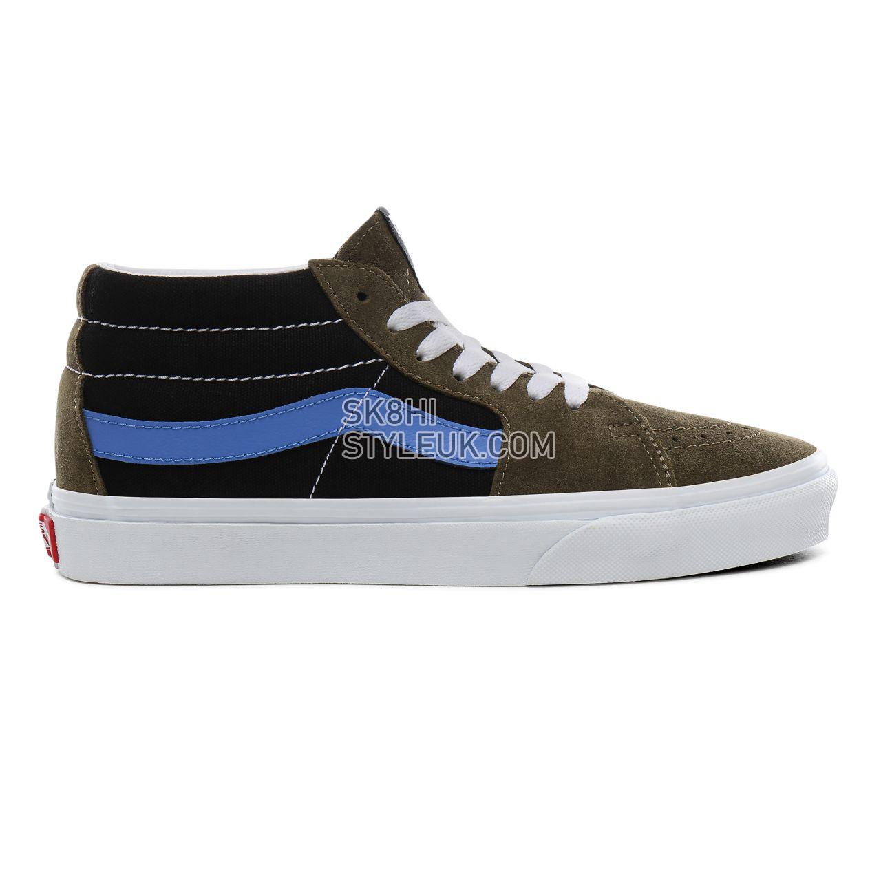 Vans Vintage Sport SK8-Mid Classic Womens - (Vintage Sport) beech/ultramarine VN0A3WM3TGQ Shoes