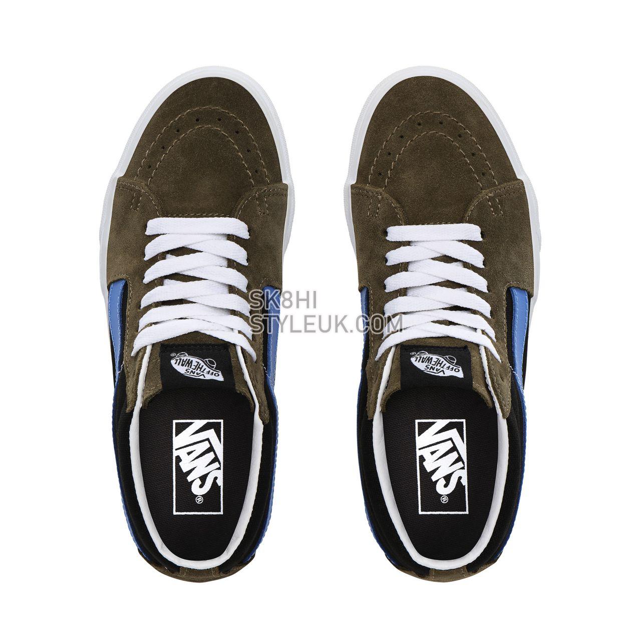 Vans Vintage Sport SK8-Mid Classic Womens - (Vintage Sport) beech/ultramarine VN0A3WM3TGQ Shoes