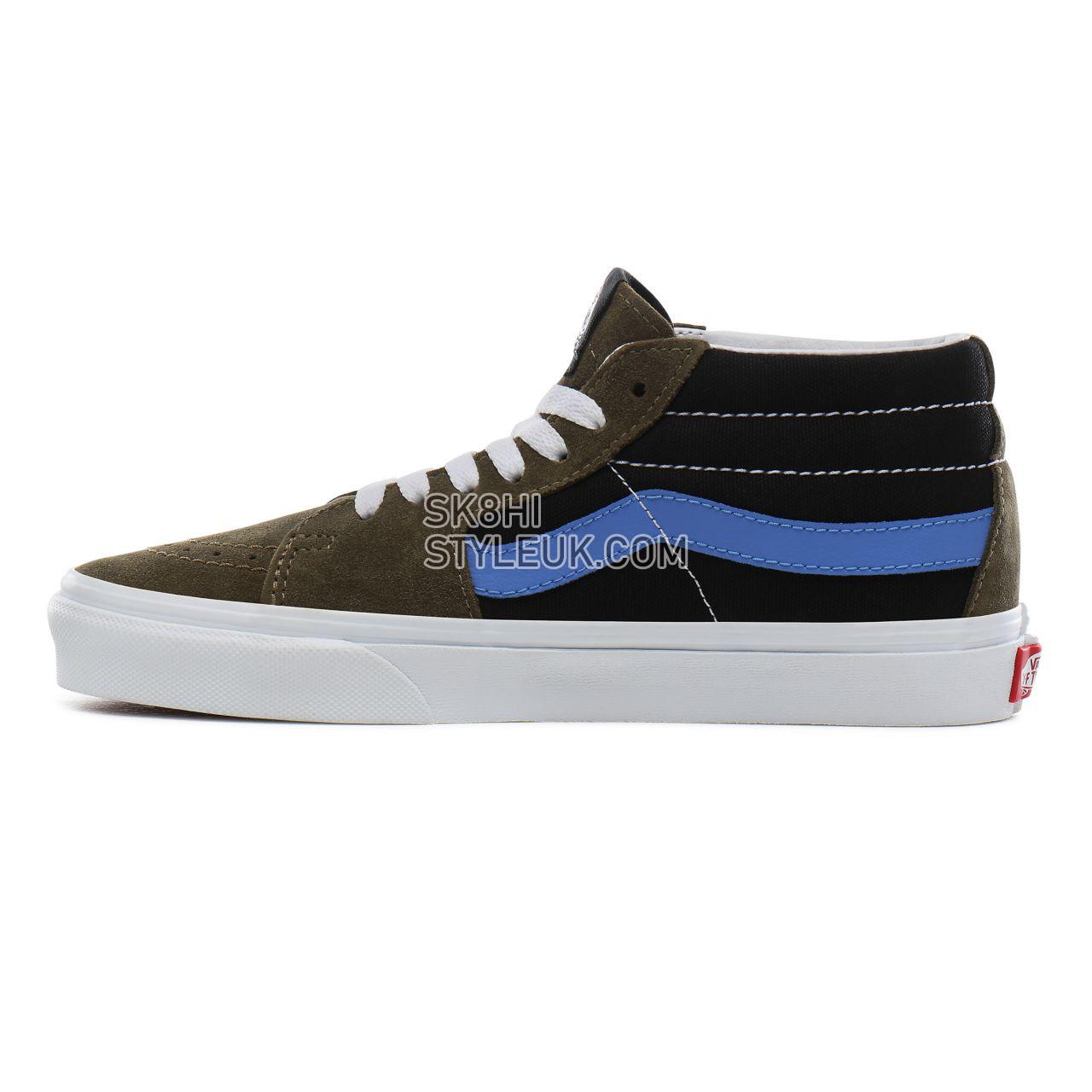 Vans Vintage Sport SK8-Mid Classic Womens - (Vintage Sport) beech/ultramarine VN0A3WM3TGQ Shoes