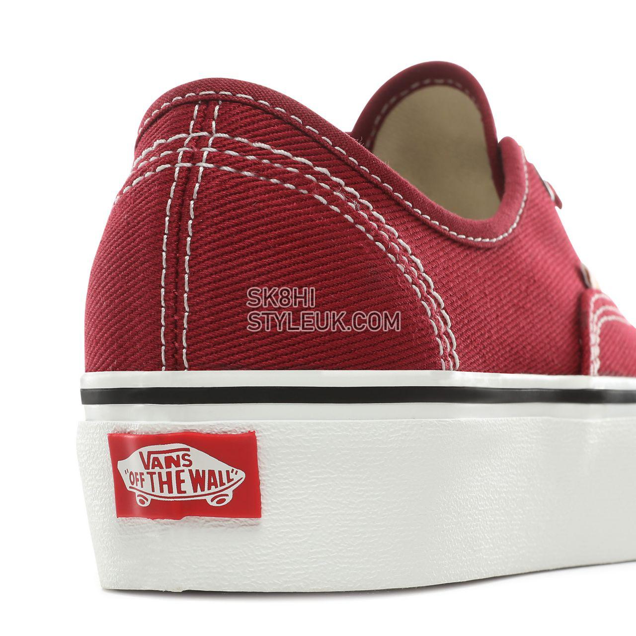 Vans Authentic Platform 2.0 Classic Womens - Biking Red/Blanc de blanc VN0A3AV8WQ9 Shoes