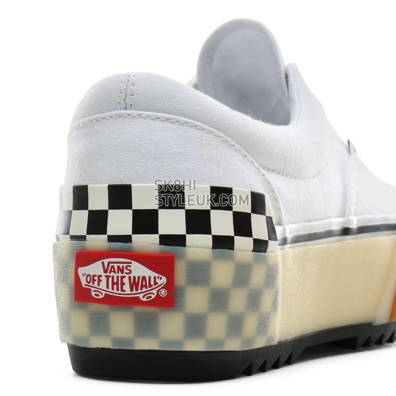 Vans Era Stacked Classic Womens - White/Checkerboard VN0A4BTOTDC Shoes