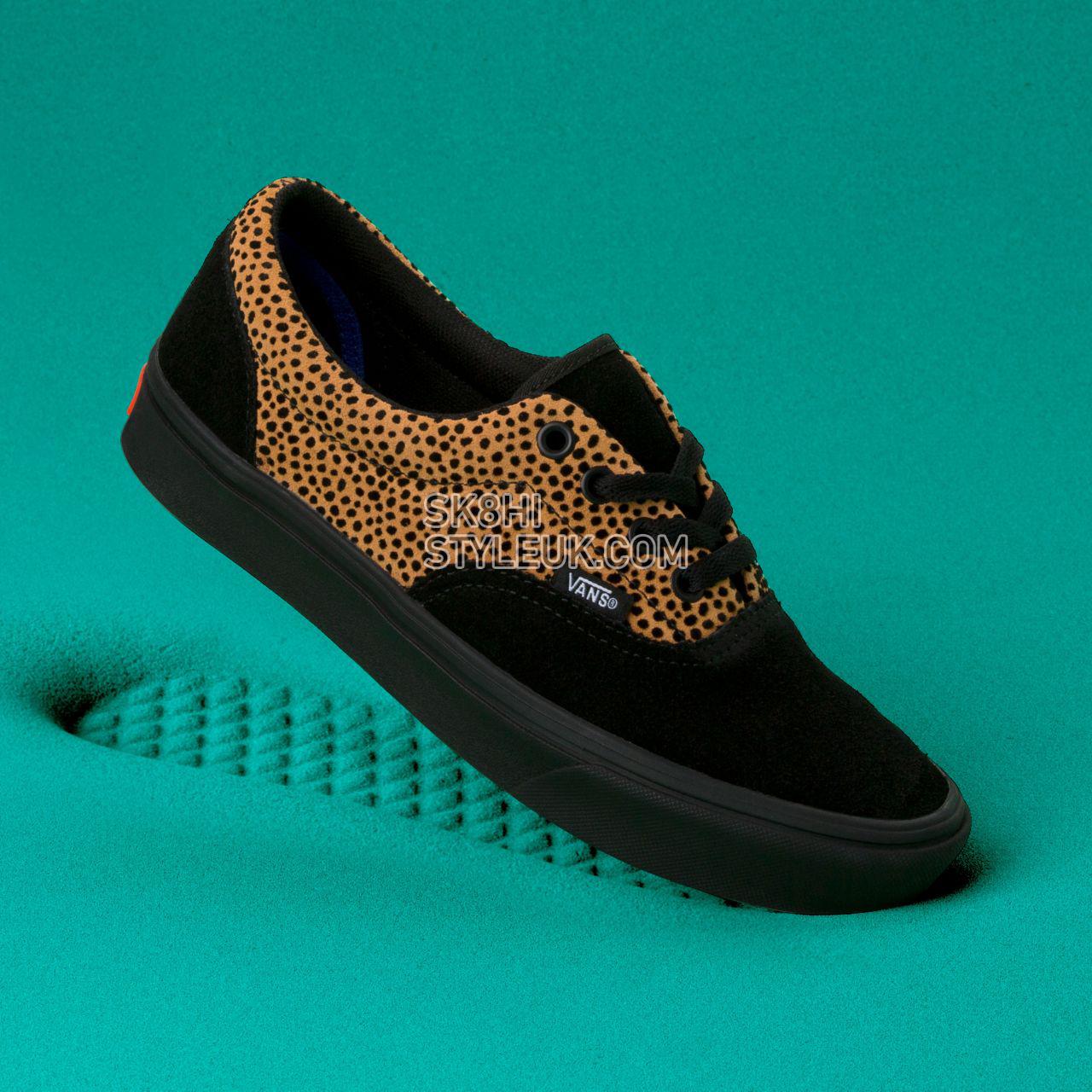 Vans Tiny Cheetah ComfyCush Era Classic Womens - (Tiny Cheetah) Black VN0A3WM9VWS Shoes