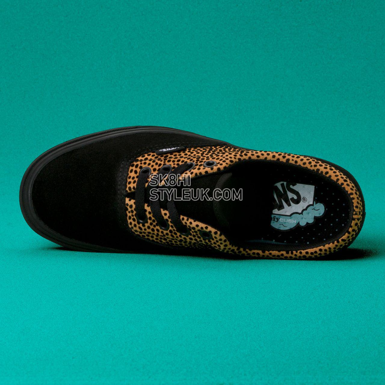 Vans Tiny Cheetah ComfyCush Era Classic Womens - (Tiny Cheetah) Black VN0A3WM9VWS Shoes