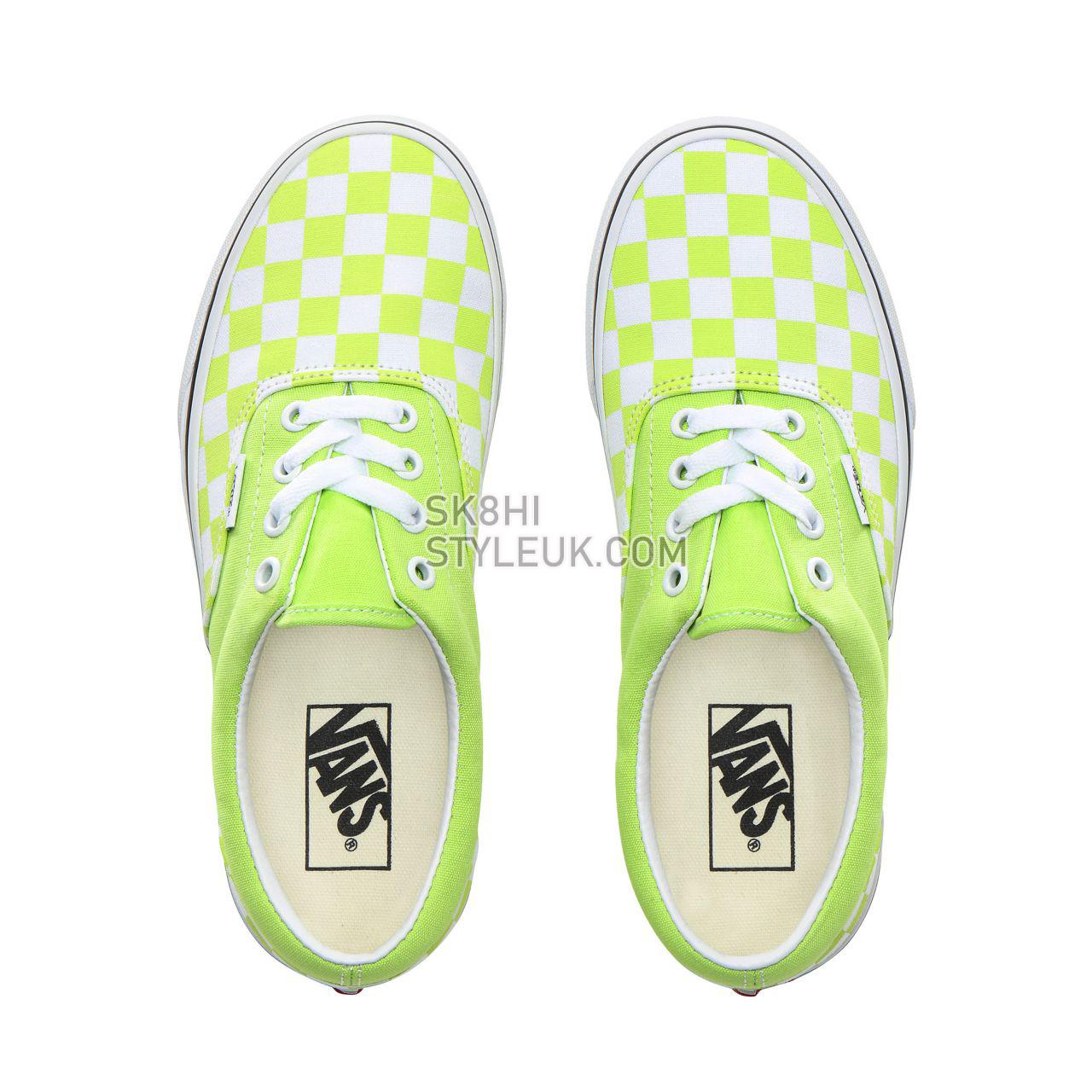 Vans Checkerboard Era Classic Womens - (Checkerboard) Sharp Green/True White VN0A4BV4VXK Shoes