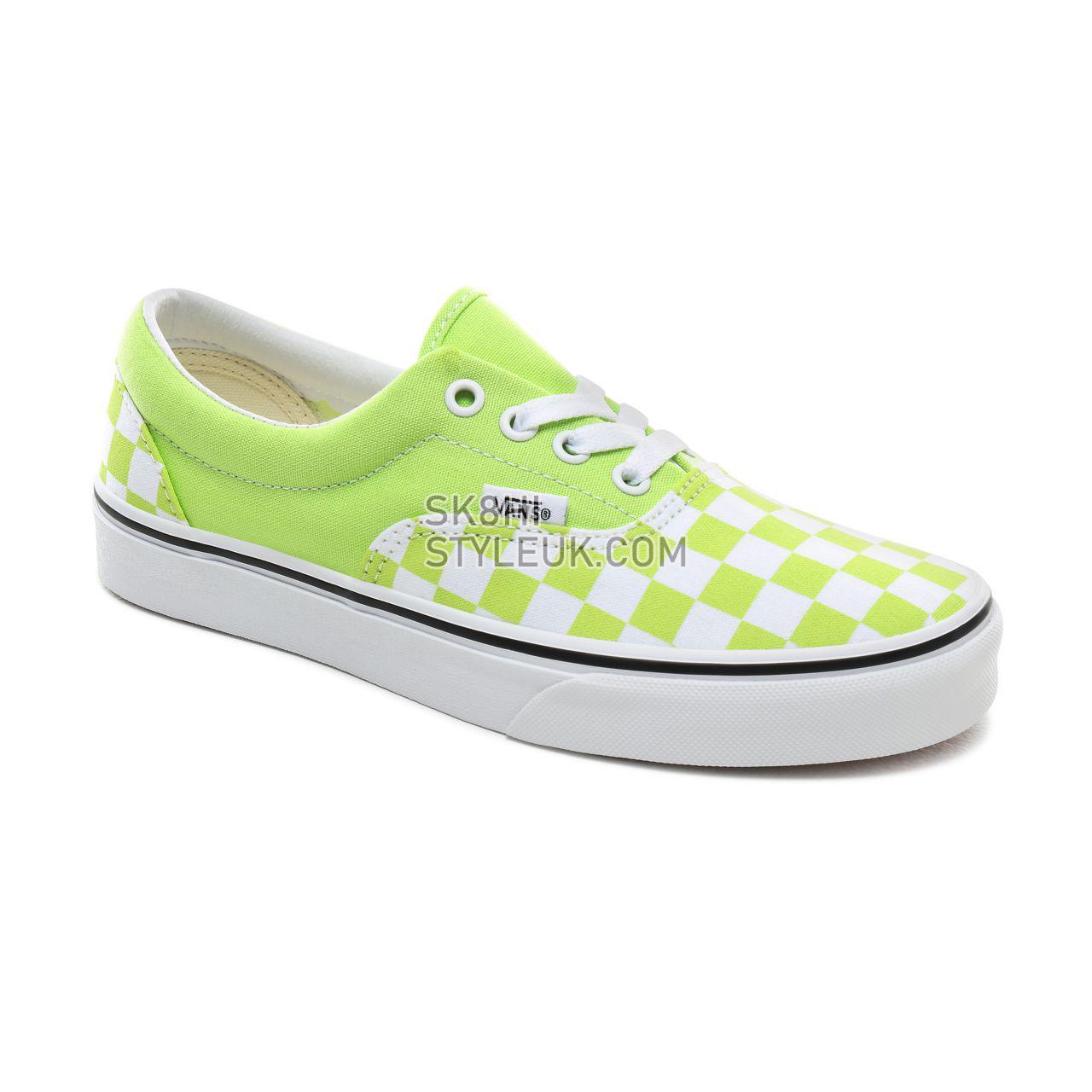 Vans Checkerboard Era Classic Womens - (Checkerboard) Sharp Green/True White VN0A4BV4VXK Shoes