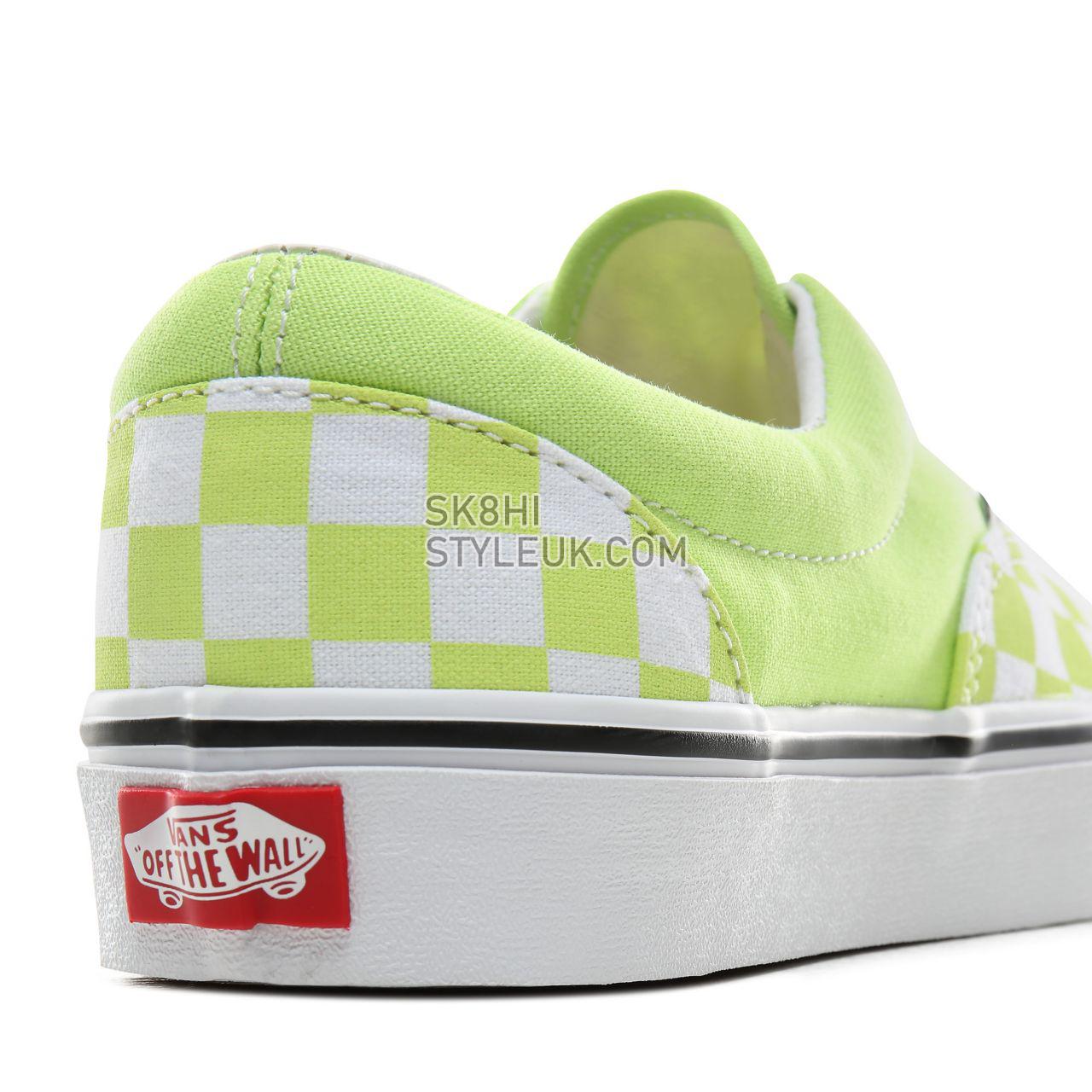 Vans Checkerboard Era Classic Womens - (Checkerboard) Sharp Green/True White VN0A4BV4VXK Shoes