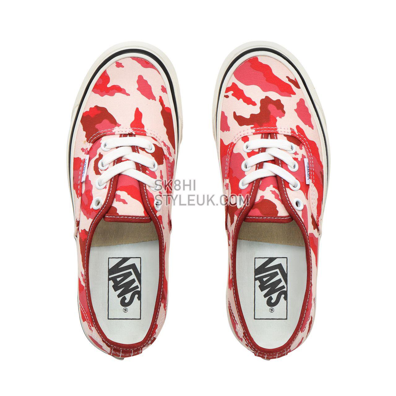 Vans Anaheim Factory Authentic 44 DX Classic Womens - (Anaheim Factory) Camo/Red VN0A38ENV7H Shoes