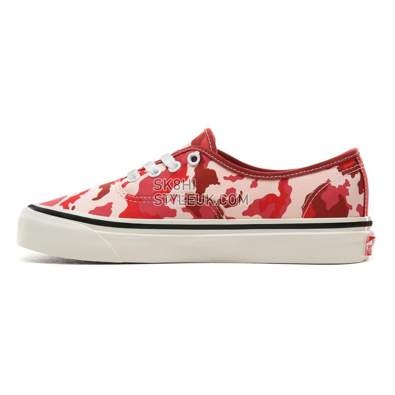 Vans Anaheim Factory Authentic 44 DX Classic Womens - (Anaheim Factory) Camo/Red VN0A38ENV7H Shoes