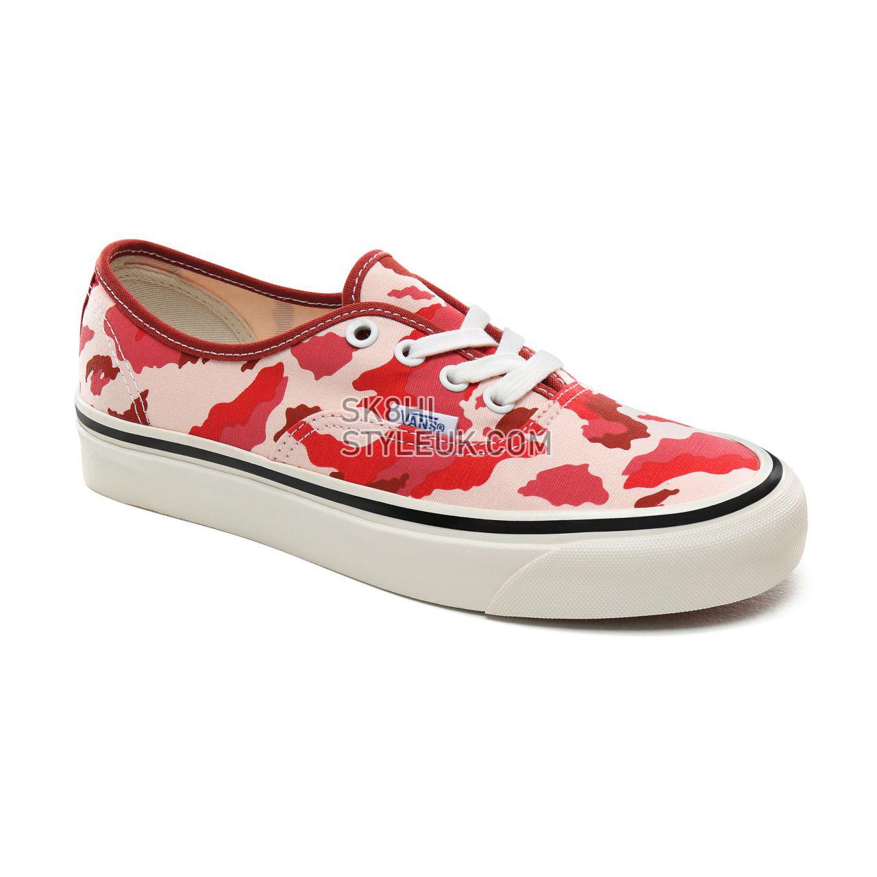 Vans Anaheim Factory Authentic 44 DX Classic Womens - (Anaheim Factory) Camo/Red VN0A38ENV7H Shoes