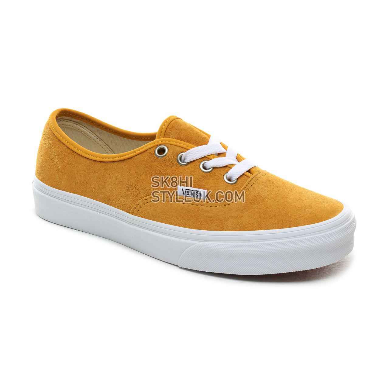 Vans Pig Suede Authentic Classic Womens - (Pig Suede) Mango Mojito/True White VN0A2Z5IV77 Shoes