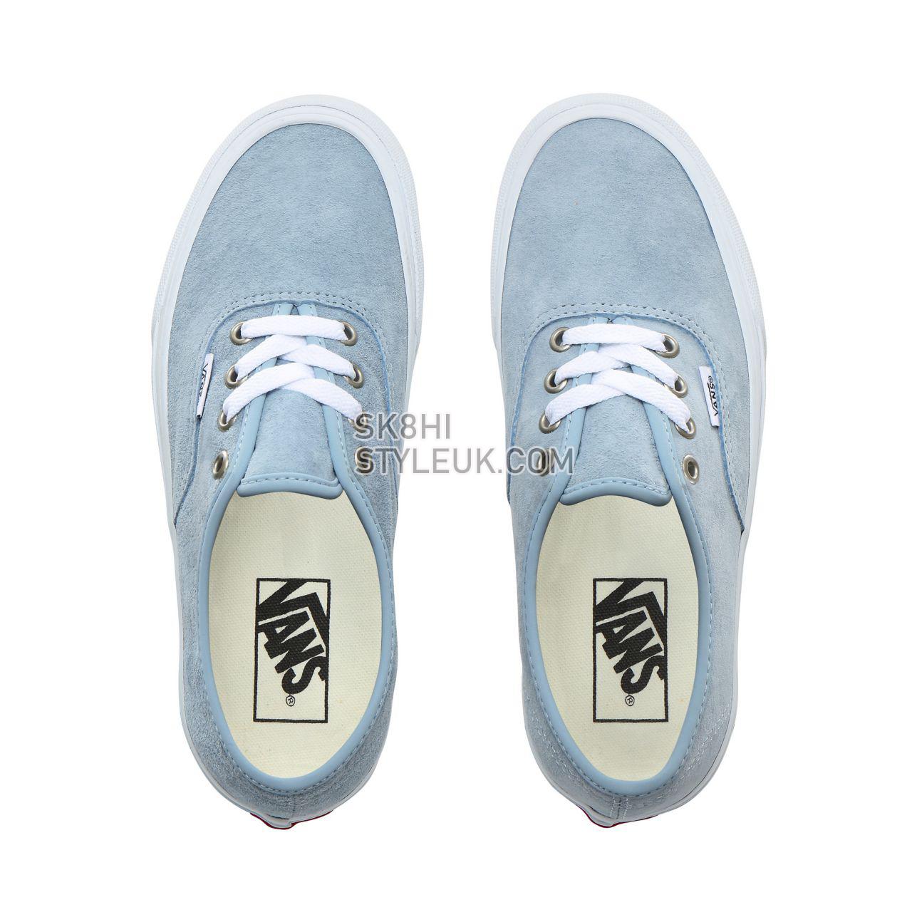 Vans Pig Suede Authentic Classic Womens - (Pig Suede) Blue Fog/True White VN0A2Z5IV4Z Shoes