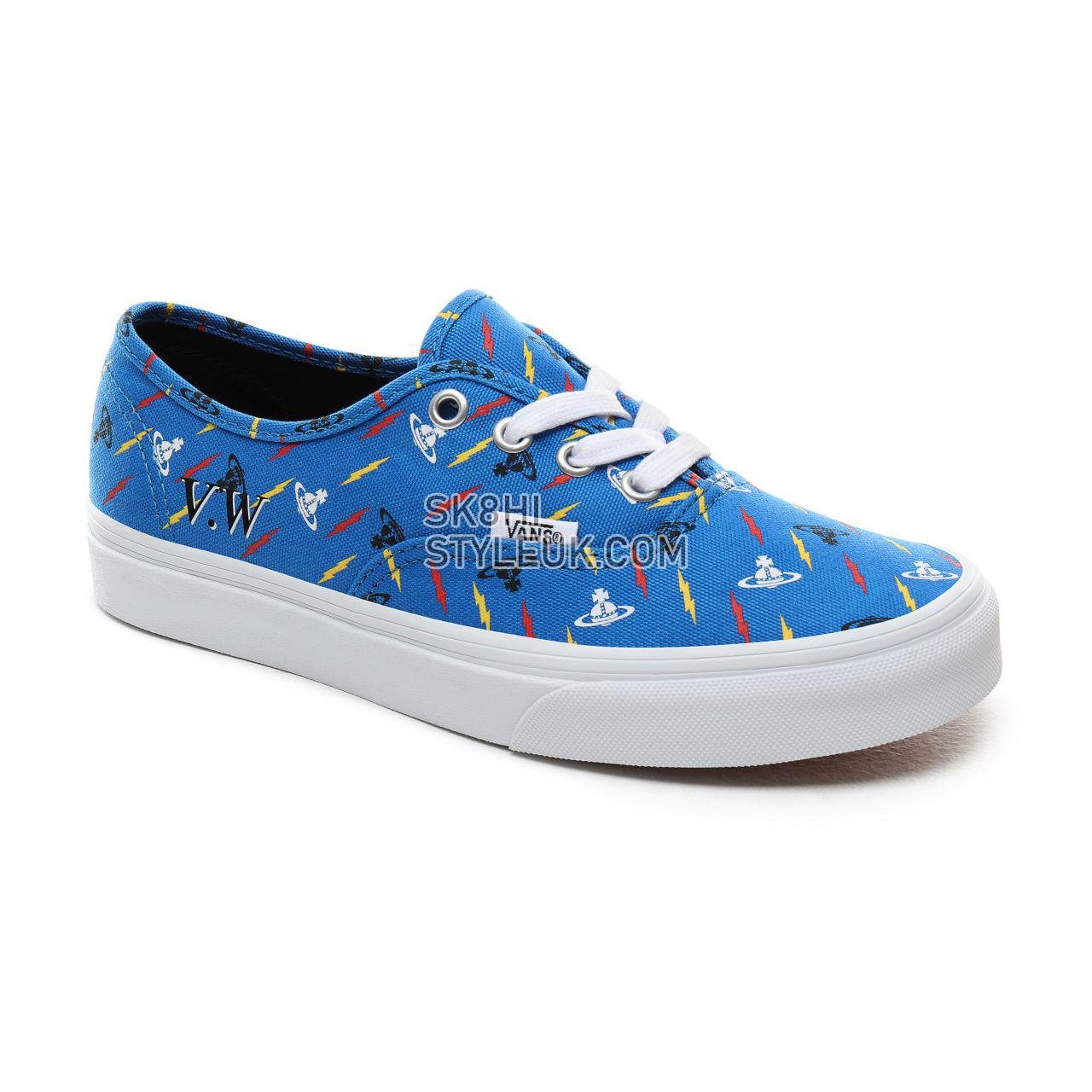 Vans x Vivienne Westwood Authentic Classic Womens - (Vivienne Westwood) Thunderbolt Orbs/True White VN0A2Z5IV7C Shoes