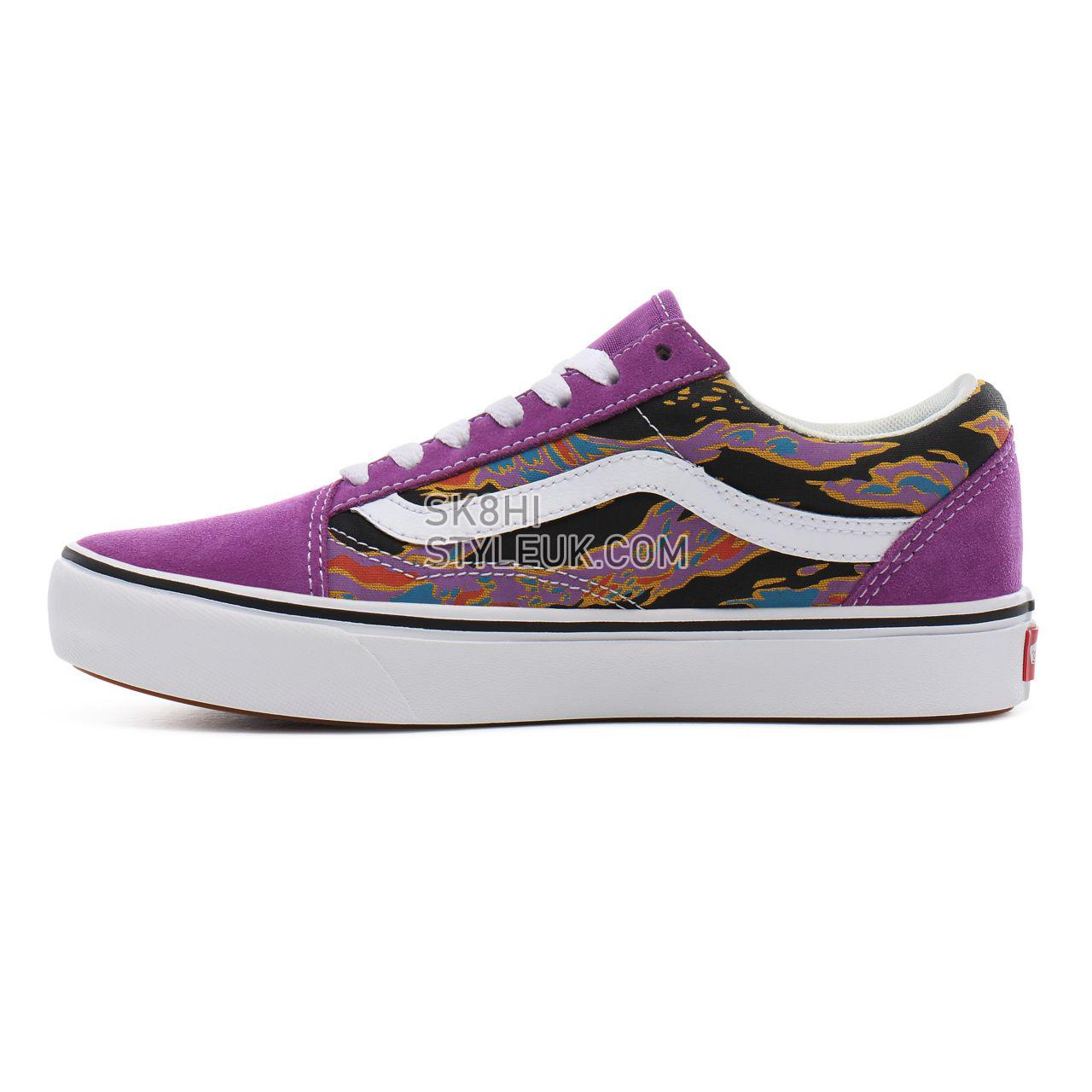 Vans Suede ComfyCush Old Skool Classic Womens - (Suede) dewberry/tiger camo VN0A3WMATFH Shoes