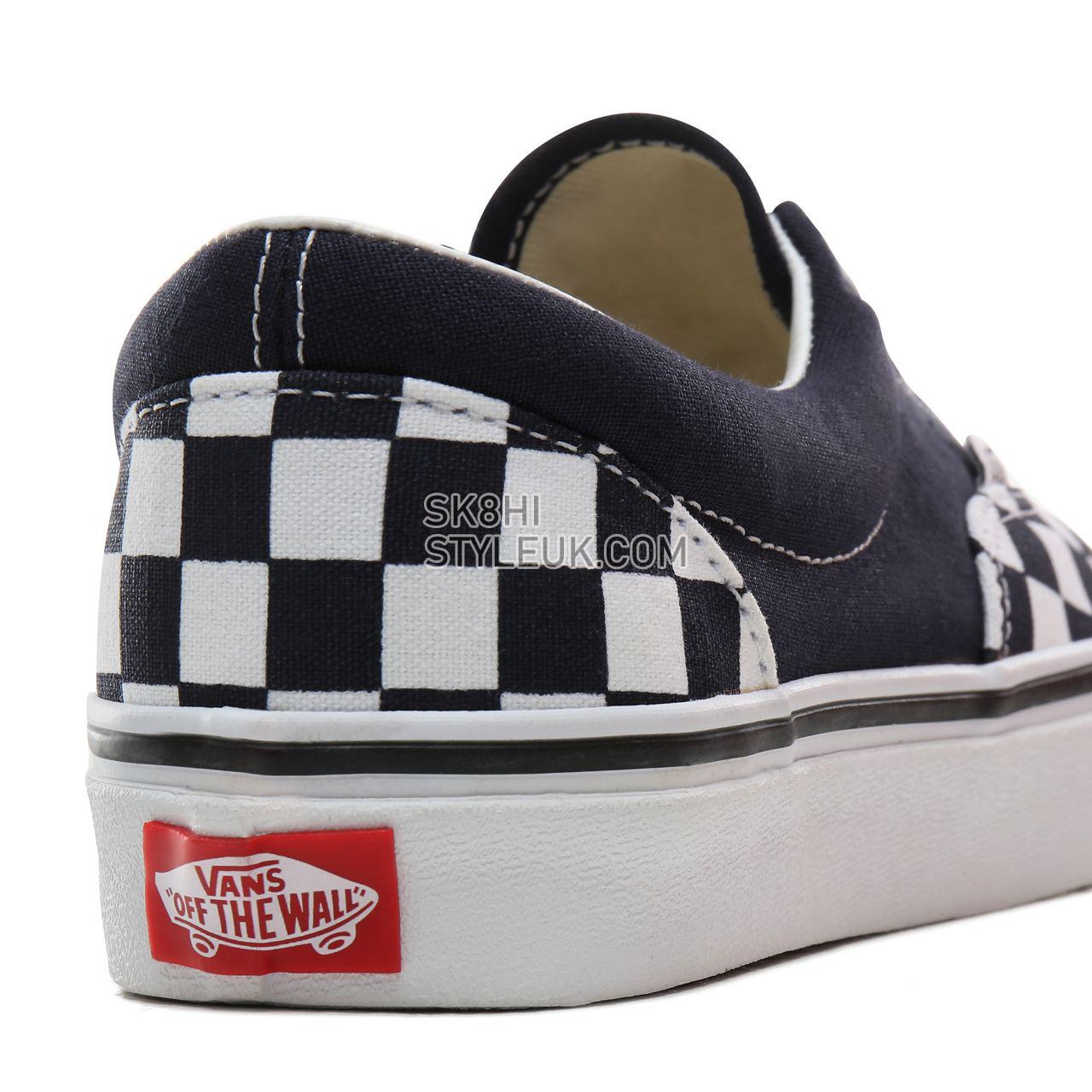 Vans Checkerboard Era Classic Womens - (Checkerboard) Night Sky/True White VN0A4BV4VXJ Shoes