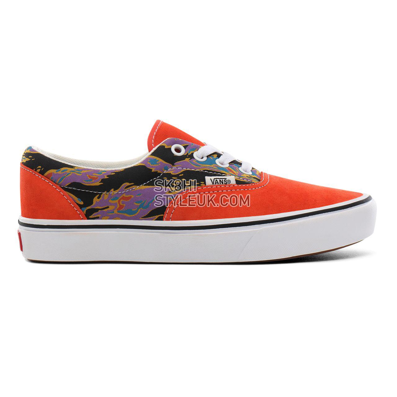 Vans Suede ComfyCush Era Classic Womens - (Suede) spicy orange/tiger camo VN0A3WM9TFE Shoes