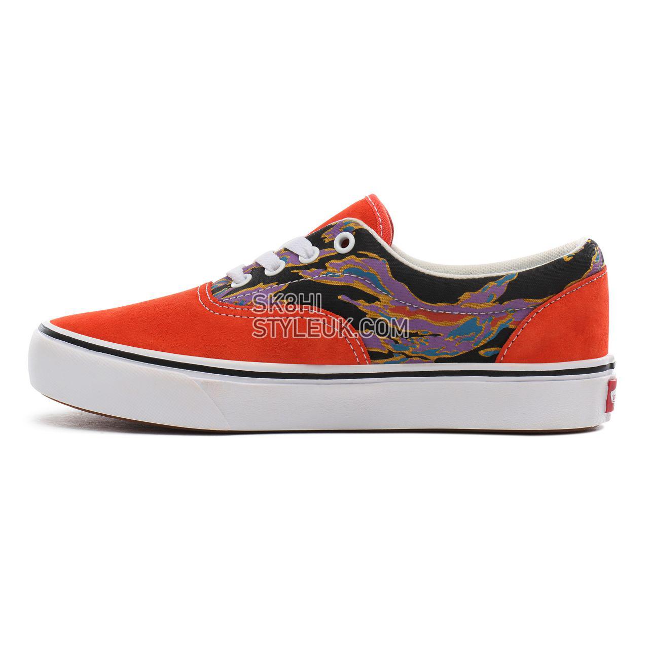 Vans Suede ComfyCush Era Classic Womens - (Suede) spicy orange/tiger camo VN0A3WM9TFE Shoes