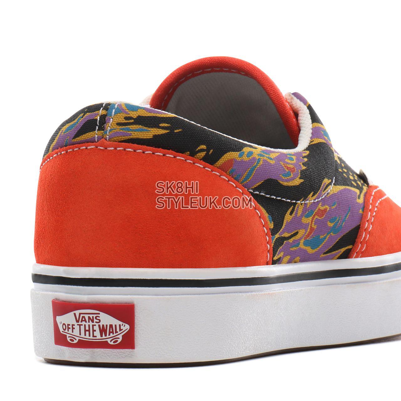 Vans Suede ComfyCush Era Classic Womens - (Suede) spicy orange/tiger camo VN0A3WM9TFE Shoes