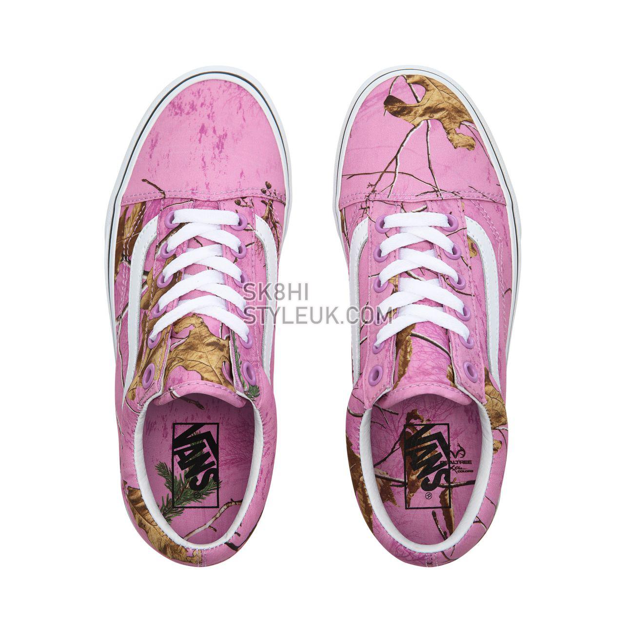 Vans Realtree Xtra x Vans  Xtra x Vans Old Skool Classic Womens - (Realtree Xtra) wild orchid VN0A4BV5TPT Shoes