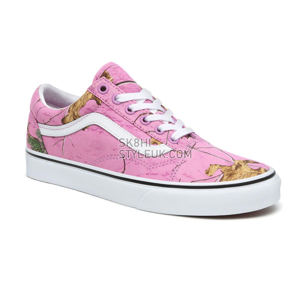 Vans Realtree Xtra x Vans  Xtra x Vans Old Skool Classic Womens - (Realtree Xtra) wild orchid VN0A4BV5TPT Shoes