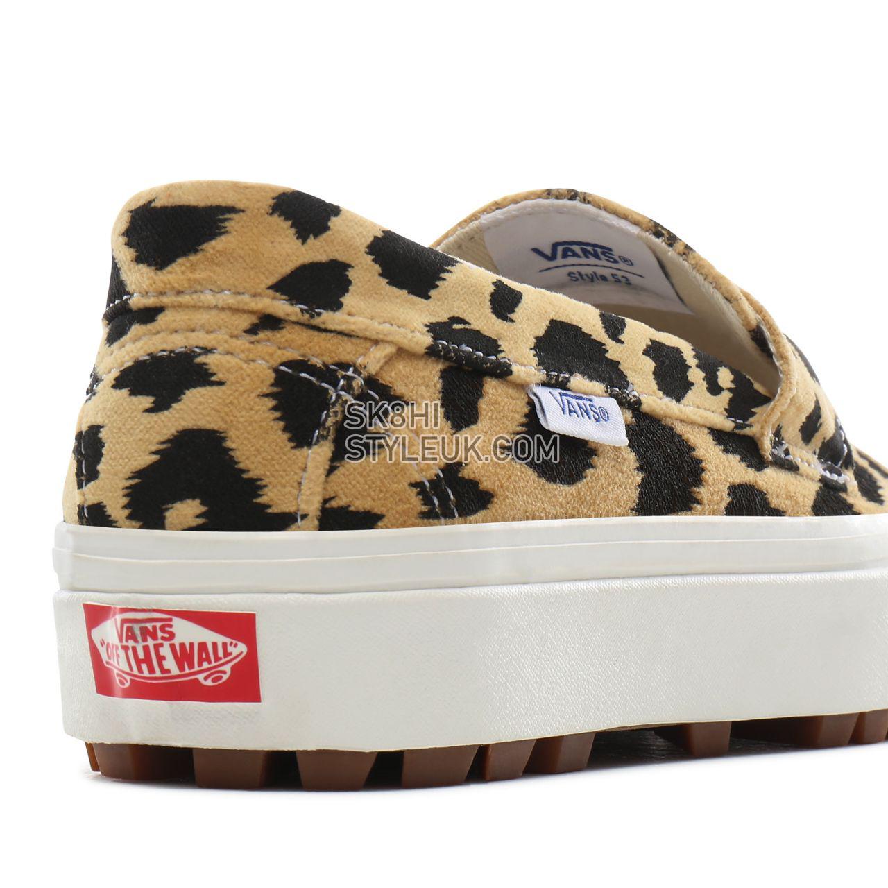 Vans Anaheim Factory Style 53 DX Classic Womens - (Anaheim Factory) Og Leopard VN0A4P3MVL0 Shoes