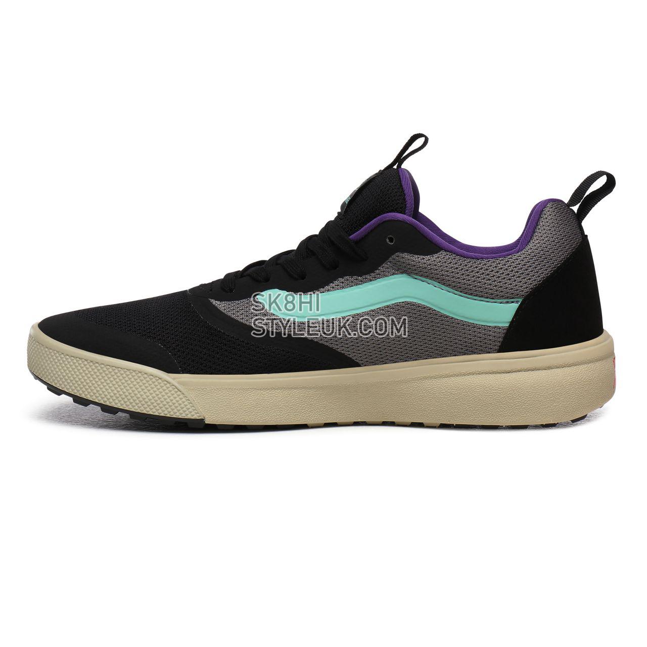 Vans 2-Tone UltraRange Rapidweld Black Classic Mens Womens - (Two Tone) Black/Eucalyptus VN0A3MVUXV7 Shoes